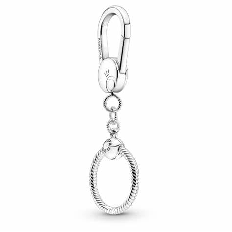 Pandora 399567C00 Moments Small Bag Charm Holder - Sterling Silver