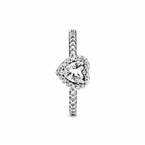Pandora 198421C01-56 Anillo Corazón Elevado - Talla 56