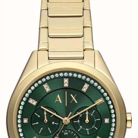 Armani Exchange AX5661 Women's Lady Giacomo Gold-Tone Stainless Steel Watch