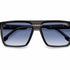 Carrera Victory C 03/S 7C5/08 Unisex Sunglasses - Black Crystal Frame, Grey Blue Gradient Lenses