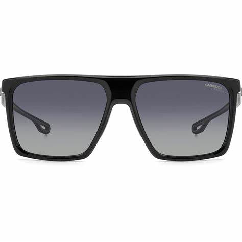 Carrera 4019/S 807-WJ Unisex Sunglasses - Black Frame, Grey Polarized Lenses