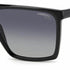 Carrera 4019/S 807-WJ Unisex Sunglasses - Black Frame, Grey Polarized Lenses