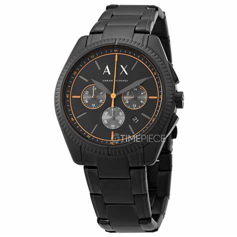 Reloj cronógrafo de acero inoxidable negro para hombre Armani Exchange AX2852 Giacomo