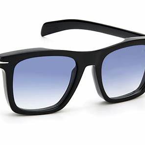 David Beckham DB 7000/S BSC/08 Sunglasses - Black Frame, Blue Lenses