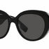 Burberry Rose BE4298 3977/87 Women's Sunglasses - Black Frame, Dark Gray Lenses