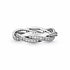 Pandora 190892CZ-52 Sparkling Twisted Lines Ring - Sterling Silver, Size 52