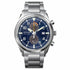 Citizen CA7028-81L Men's Eco-Drive Chronograph, Blue Dial, Stainless Steel Bracelet