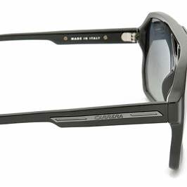 Carrera Victory C 01/S 807/WJ Unisex Sunglasses - Black Frame, Grey Shaded Polarized Lenses