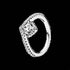 Pandora 198420C01-52 Square Sparkle Wishbone Ring - Size 52