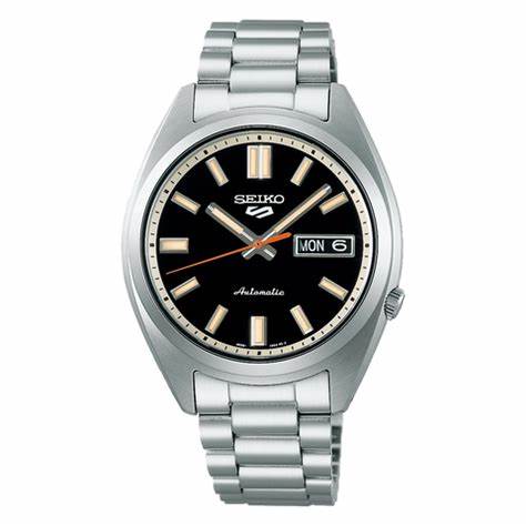 Seiko 5 Sports SRPK89K1 Men's Automatic Watch - Black Dial, Stainless Steel