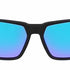 Nike Maverick RGE M DC3295 010 Unisex Rectangular Sunglasses – Matte Black Frame, Turquoise Mirror Lenses