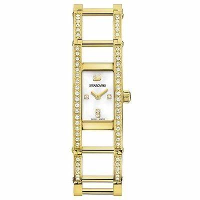 Swarovski 1186076 Indira Women's Watch - Gold-Tone Stainless Steel, Crystal Accents