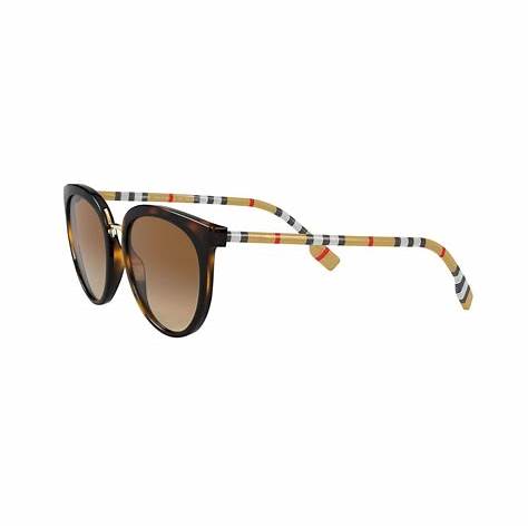 Burberry Willow BE4316 3854/T5 Women's Sunglasses - Tortoise Frame, Brown Gradient Polarized Lenses