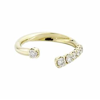 Recarlo R01FN007_G044-15 Damen-Diamantring - 18K Gelbgold, 0,44ct