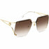 Carrera 3041/S FG4-HA Women's Sunglasses - Gold Frame, Brown Gradient Lenses