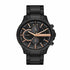 Reloj Cronógrafo para Hombre Armani Exchange AX2429 - Pulsera de Acero Inoxidable Negro, Esfera Negra