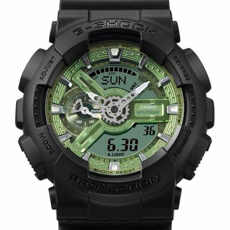 Reloj para hombre Casio G-SHOCK GA-110CD-1A3ER analógico-digital - Correa de resina negra