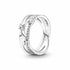 Pandora 199400C01-52 Sparkling Triple Band Ring - Sterling Silver, Size 52