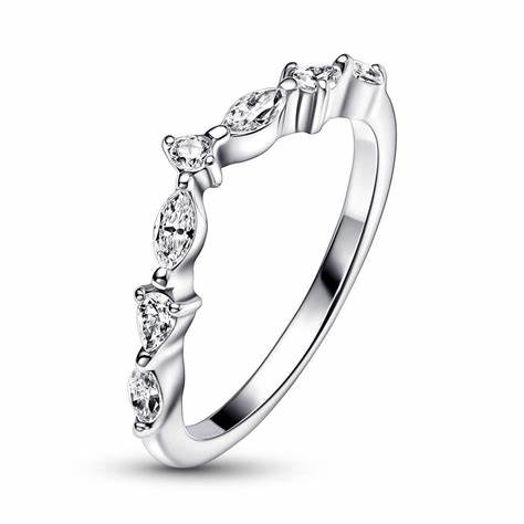 Pandora 192390C01-52 Timeless Wish Anillo Alternante Destello - Talla 52