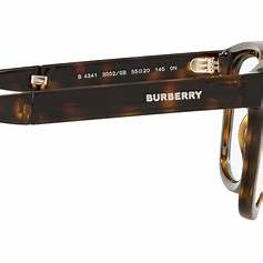 Burberry Miller BE4341 3002/5W Men's Sunglasses - Dark Havana Frame, Dark Brown Lenses