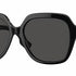 Burberry Joni BE4389 3001/87 Women's Sunglasses - Black Frame, Dark Grey Lenses