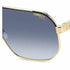 Carrera 1062/S 2M2-08 Unisex Sunglasses - Black/Gold Frame, Dark Blue Gradient Lenses