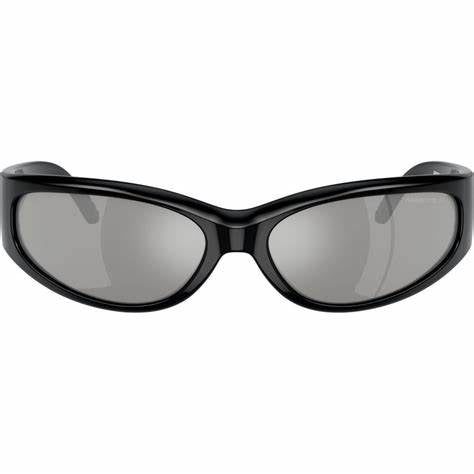 Arnette Catfish AN4302 2900-Z3 Men's Sunglasses - Recycled Black Frame, Silver Polarized Lenses