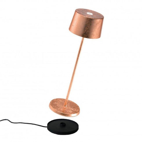 Zafferano Olivia Pro Table Lamp Copper Leaf