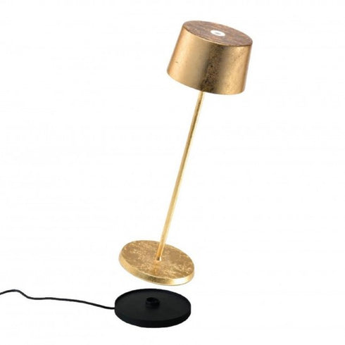 Zafferano Olivia Pro Table Lamp Gold Leaf