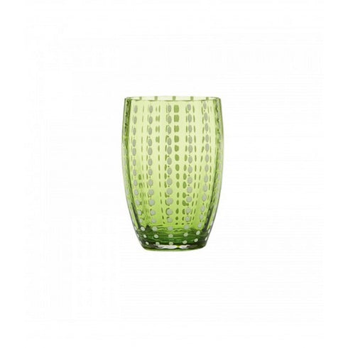 Zafferano Perle Set 6 Glass Apple Green