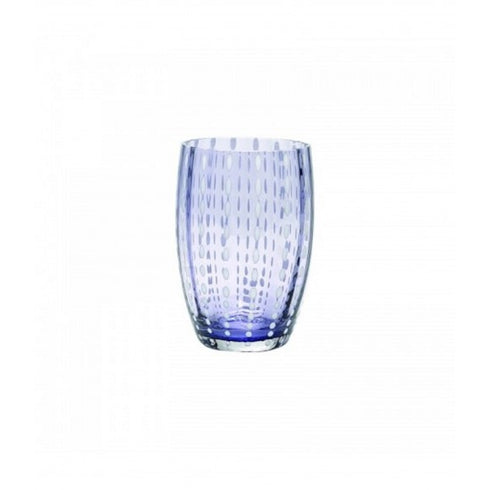 Zafferano Perle Set 6 Glass Lavander