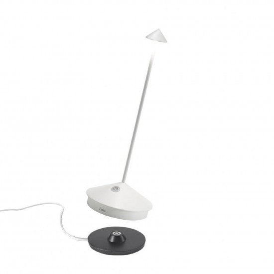 Lampada da tavolo Zafferano Pina Pro Bianco