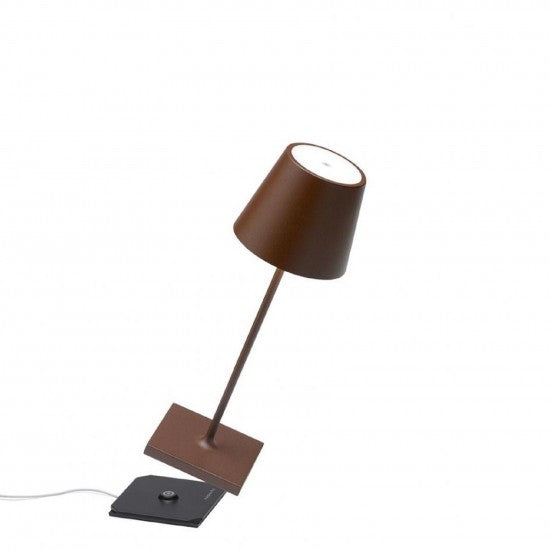 Zafferano Poldina Mini Pro Lampada da tavolo Corten