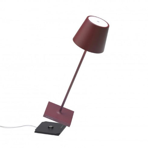 Zafferano Poldina Pro Table Lamp Bordeaux