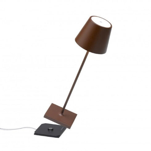 Zafferano Poldina Pro Tischlampe Corten