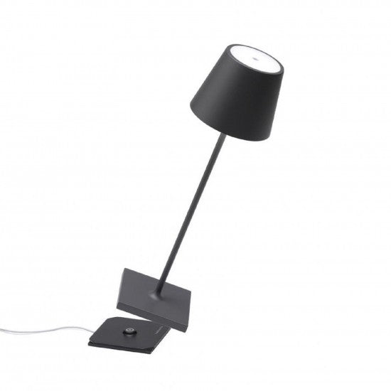 Zafferano Poldina Pro Table Lamp Dark Grey